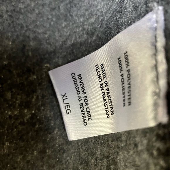 Swiss Alps brand quarter zip grey fleece sweater sweatshirt adult size xL - Picture 6 of 10